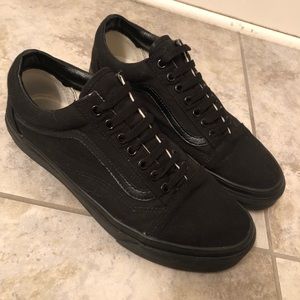 Vans Canvas Old School black on black